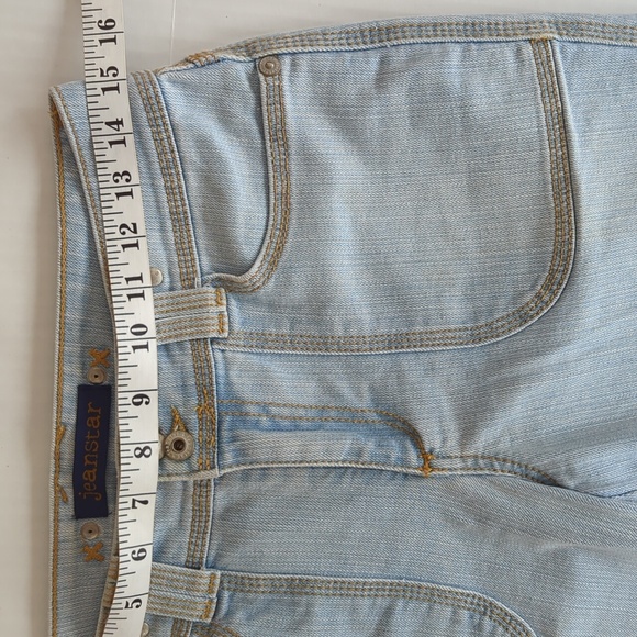 Jeanstar Cuffed Capri Jeans Size 8 Blue - Picture 11 of 16